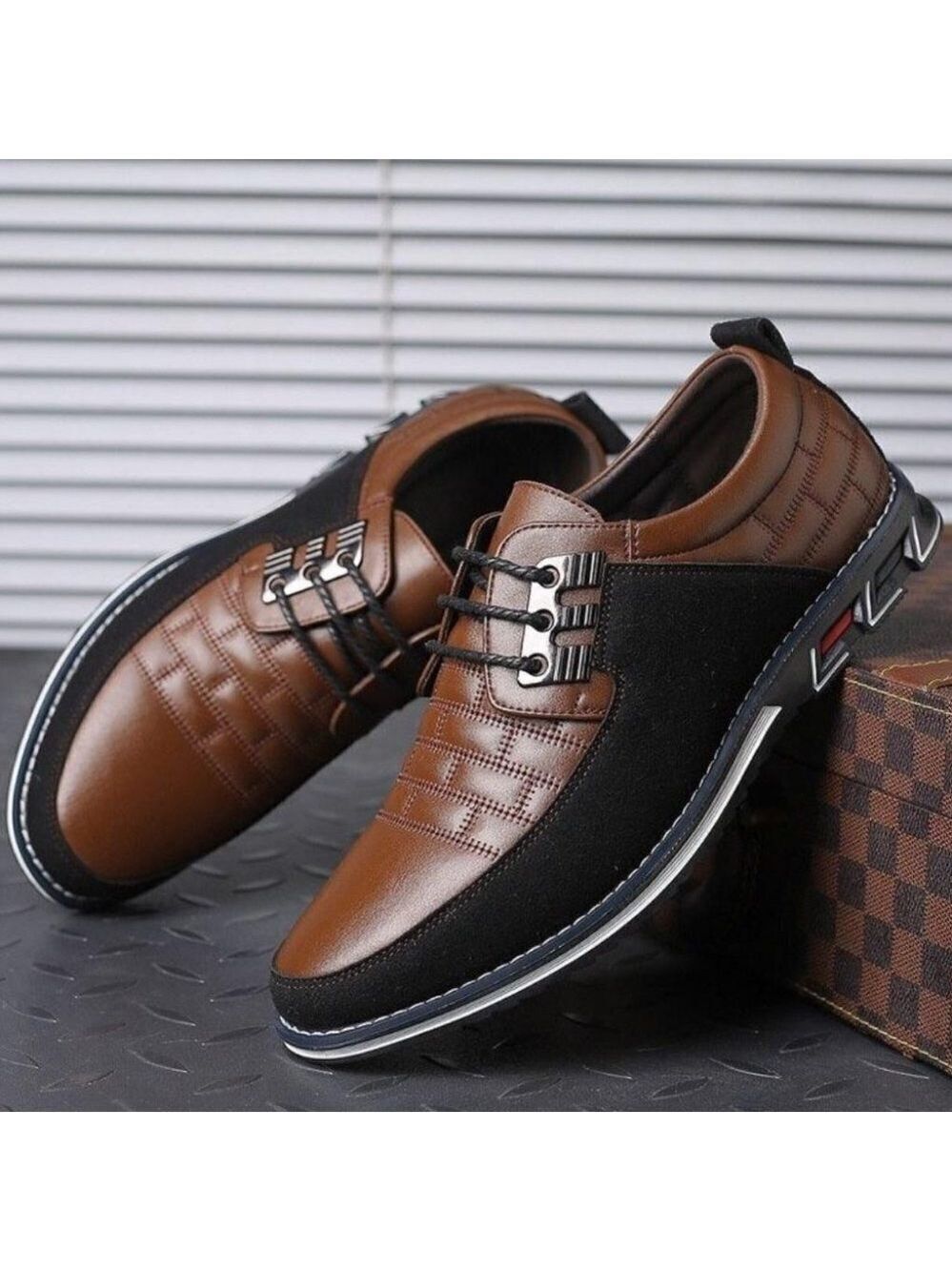 NEW Gatsby Oxford Derby Orthopedic PU Leather Shoes Casual Dress Sneakers US 10W